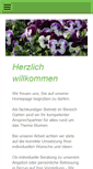 Mobile Screenshot of gaertnerei-spreitzer.de
